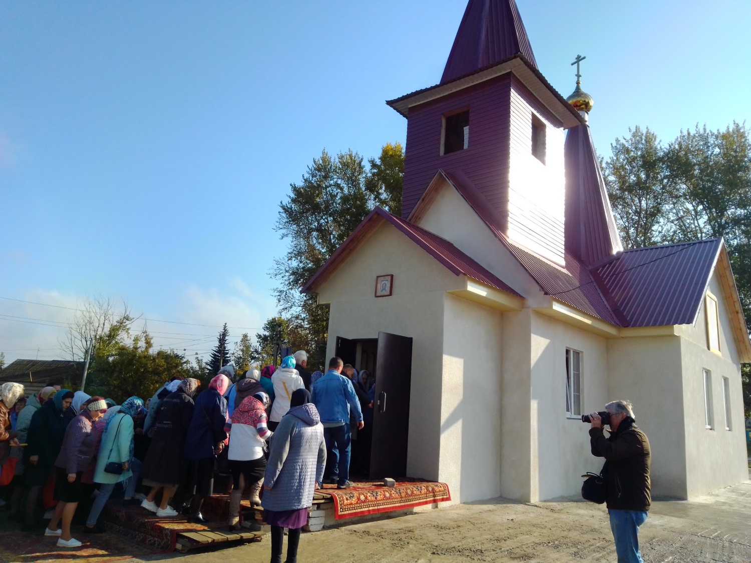 Открытие церкви