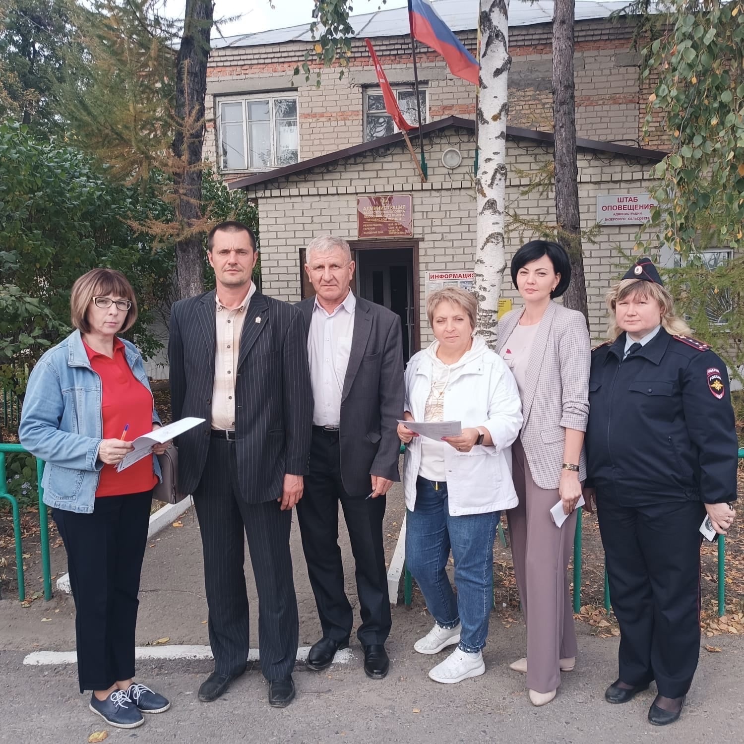 Межведомственный рейд в с. Вазерки, с.Александровка  Бессоновского района