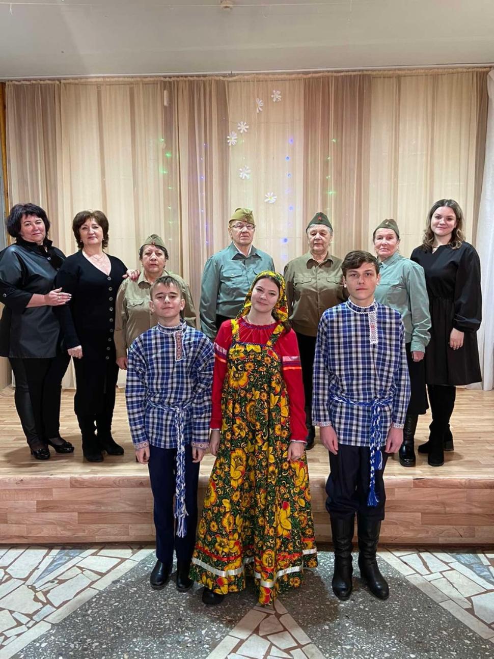 Концерт ко Дню Защитника Отечества в Доме культуры с. Полеологово