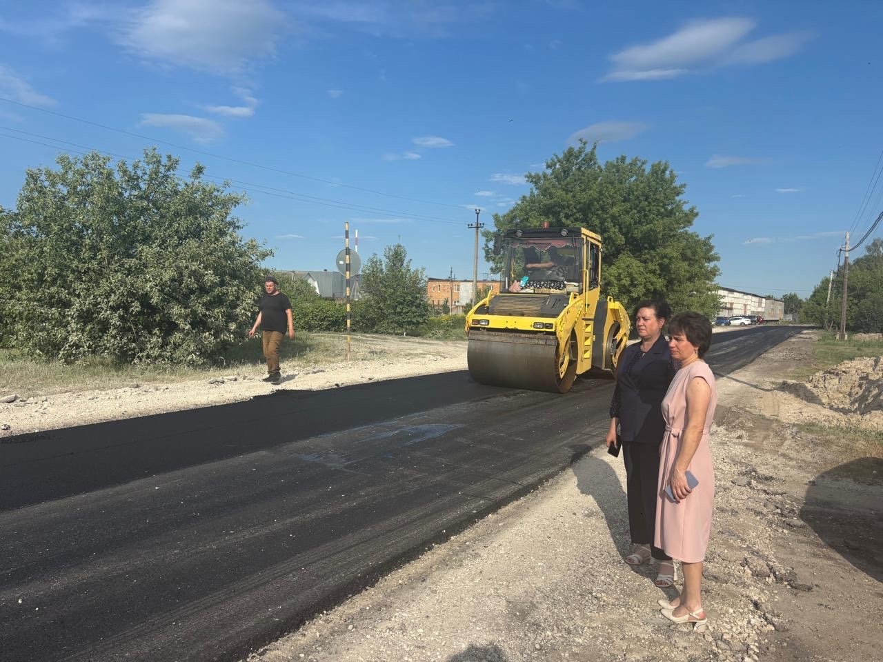  Ведется капитальный ремонт дорог на улицах Центральная, Пристанционная и Сурская