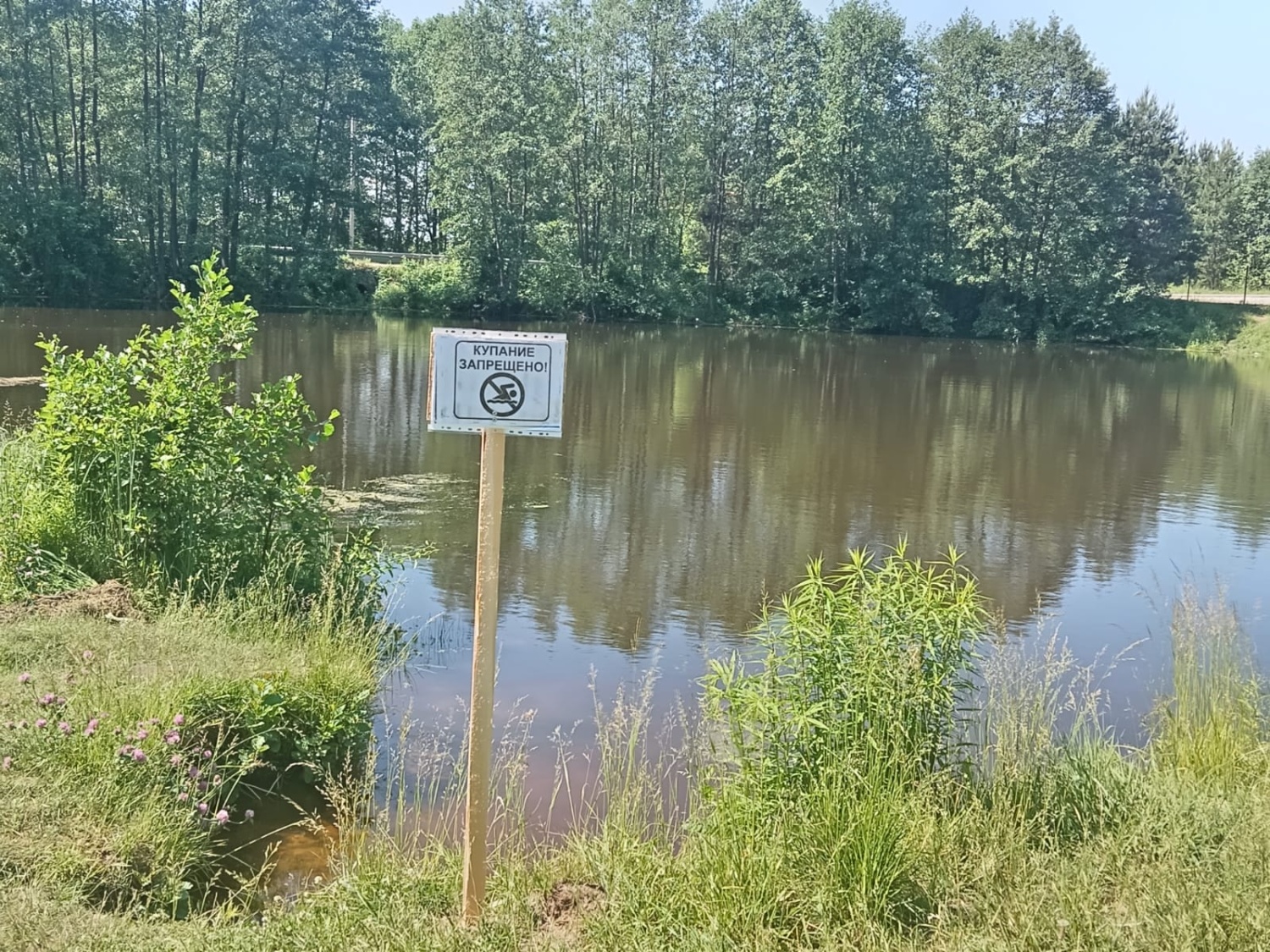 Проведен рейд водоемов, расположенных на территории Сосновского сельсовета