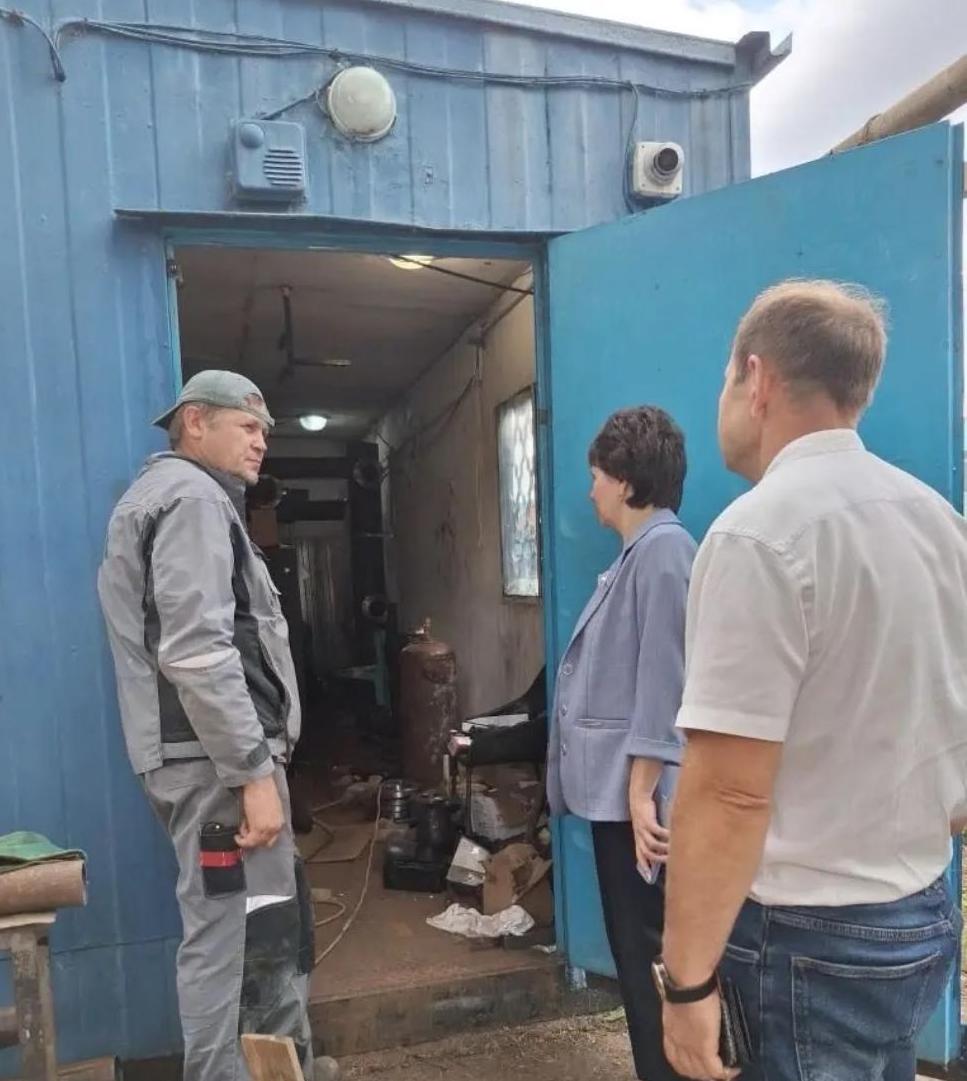 Глава Бессоновского района Наталья Шалдаева с рабочим визитом посетила котельную 