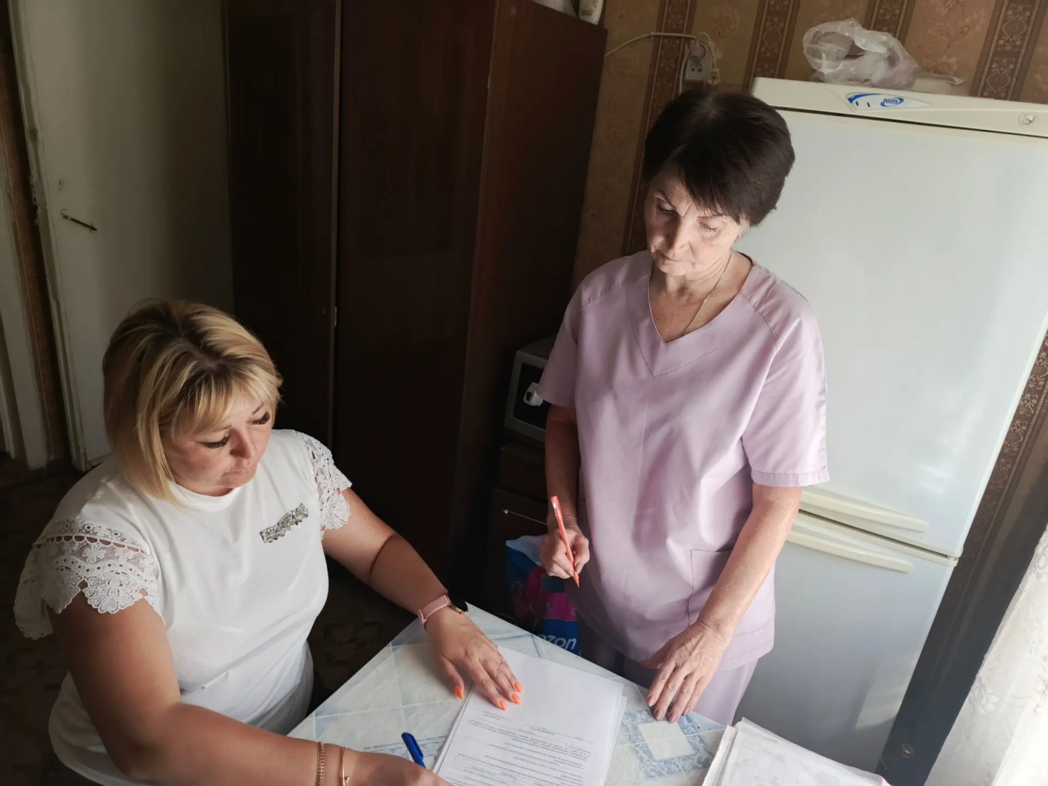 Посещение получателей социальных услуг в рамках системы долговременного ухода