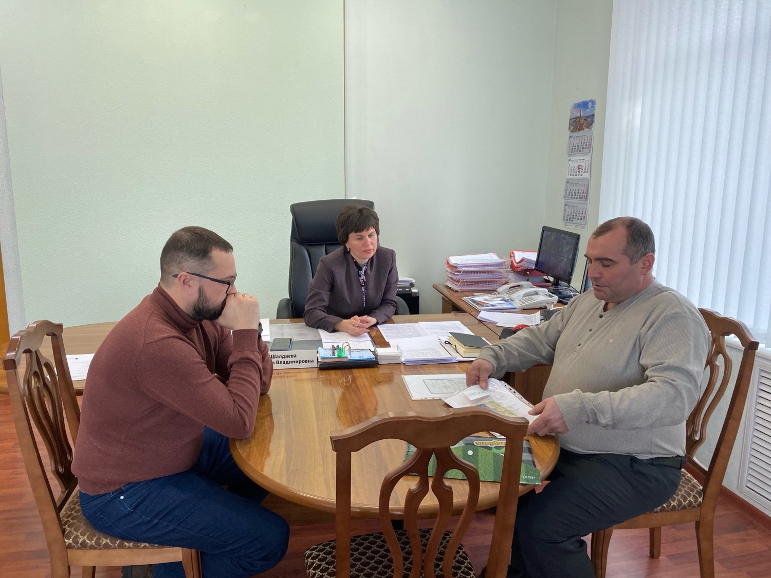 Глава Бессоновского района Наталья Шалдаева провела личный приём граждан