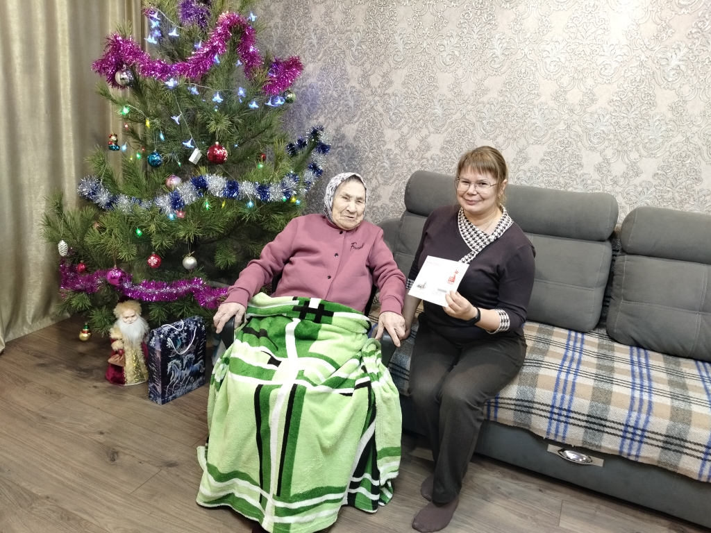 Жительница села Вазерки Мария Сергеевна Кишенина отметила 95‑летний юбилей