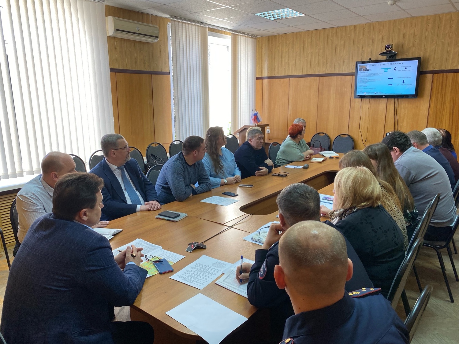 Заседание антинаркотической комиссии Бессоновского района