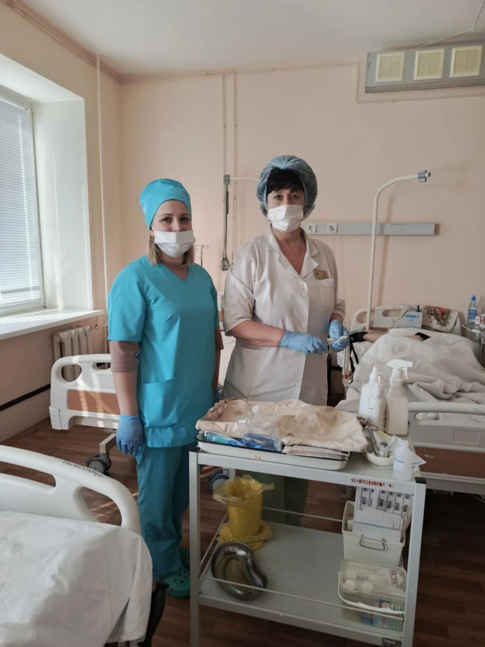 Обучение в госпитале.