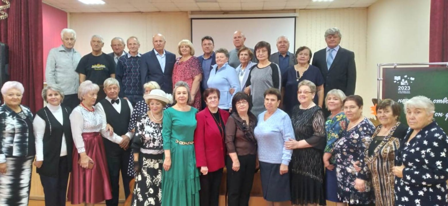 Встреча ветеранов района