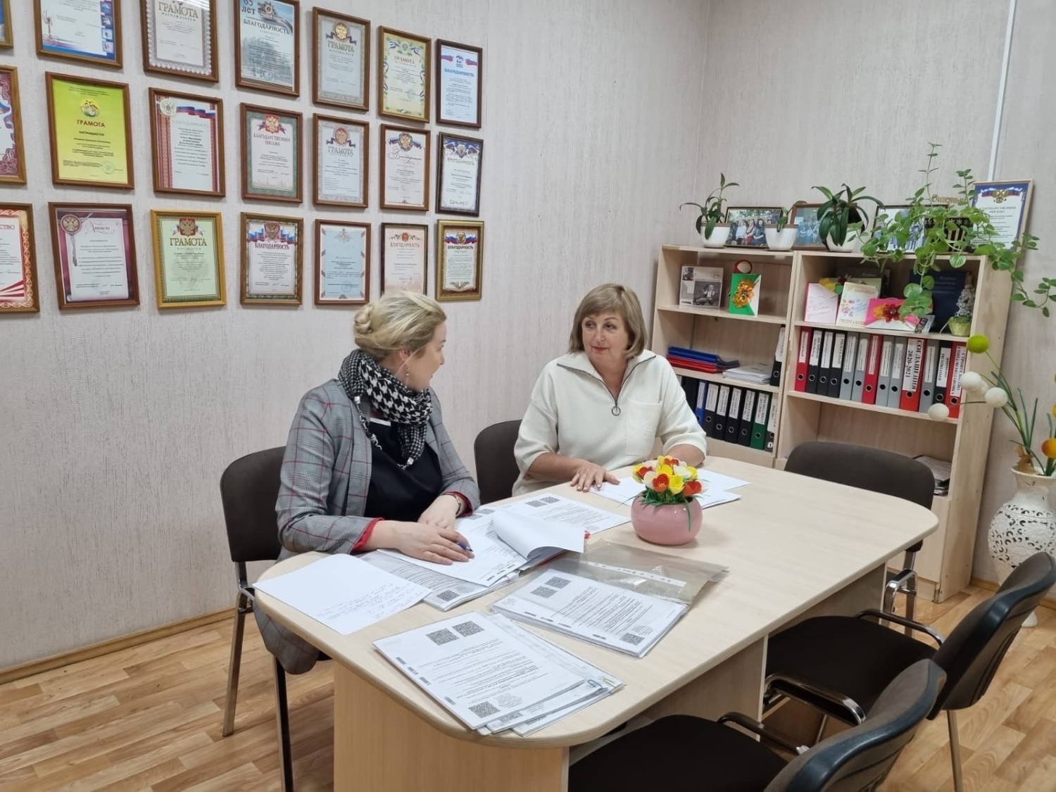 Сотрудниками администрации Бессоновского района состоялся выезд в Управление образования Бессоновского района 