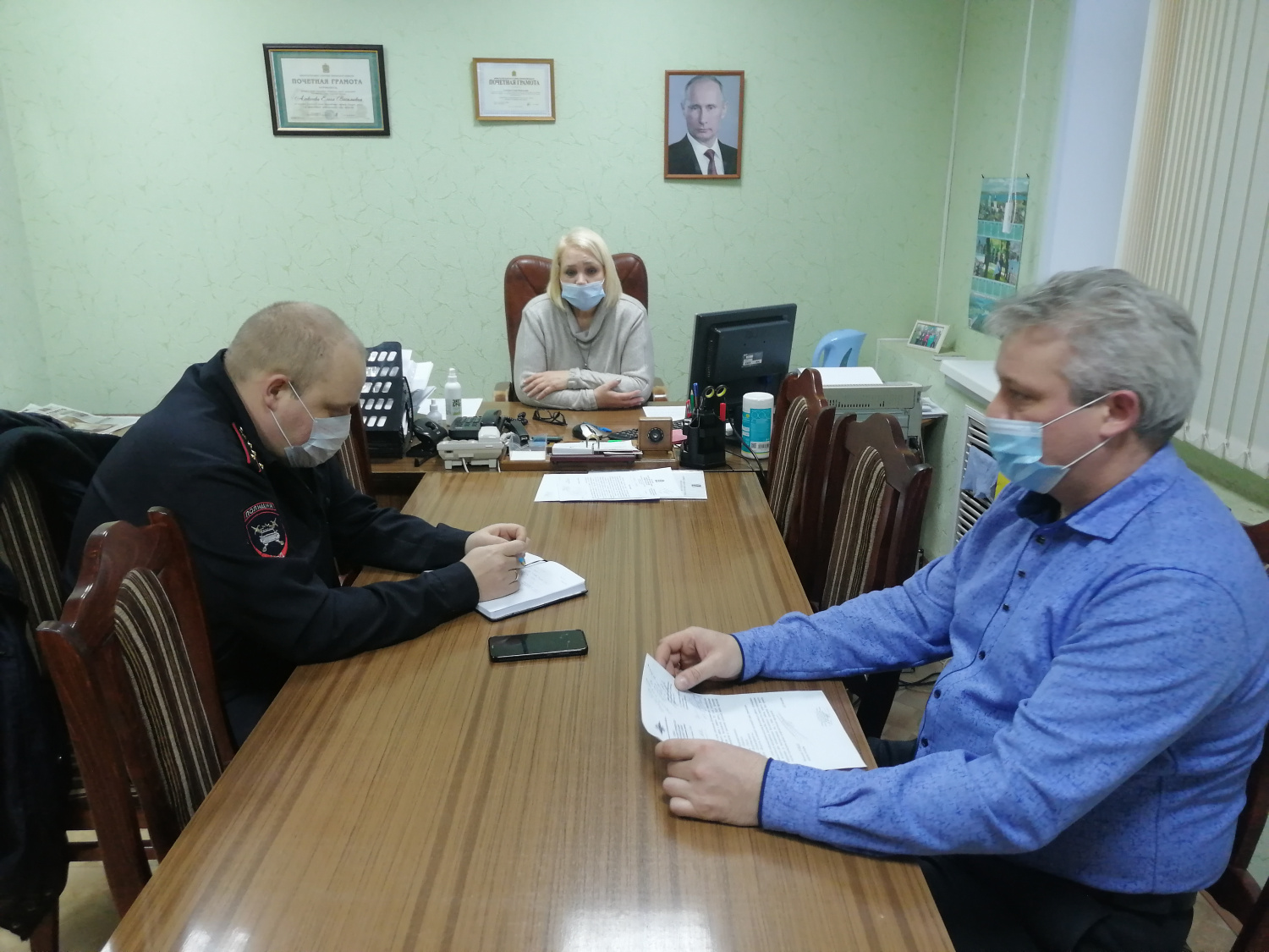 Встреча с начальником ОГИБДД ОМВД России по Бессоновскому району Встреча с начальником ОГИБДД ОМВД России по Бессоновскому району