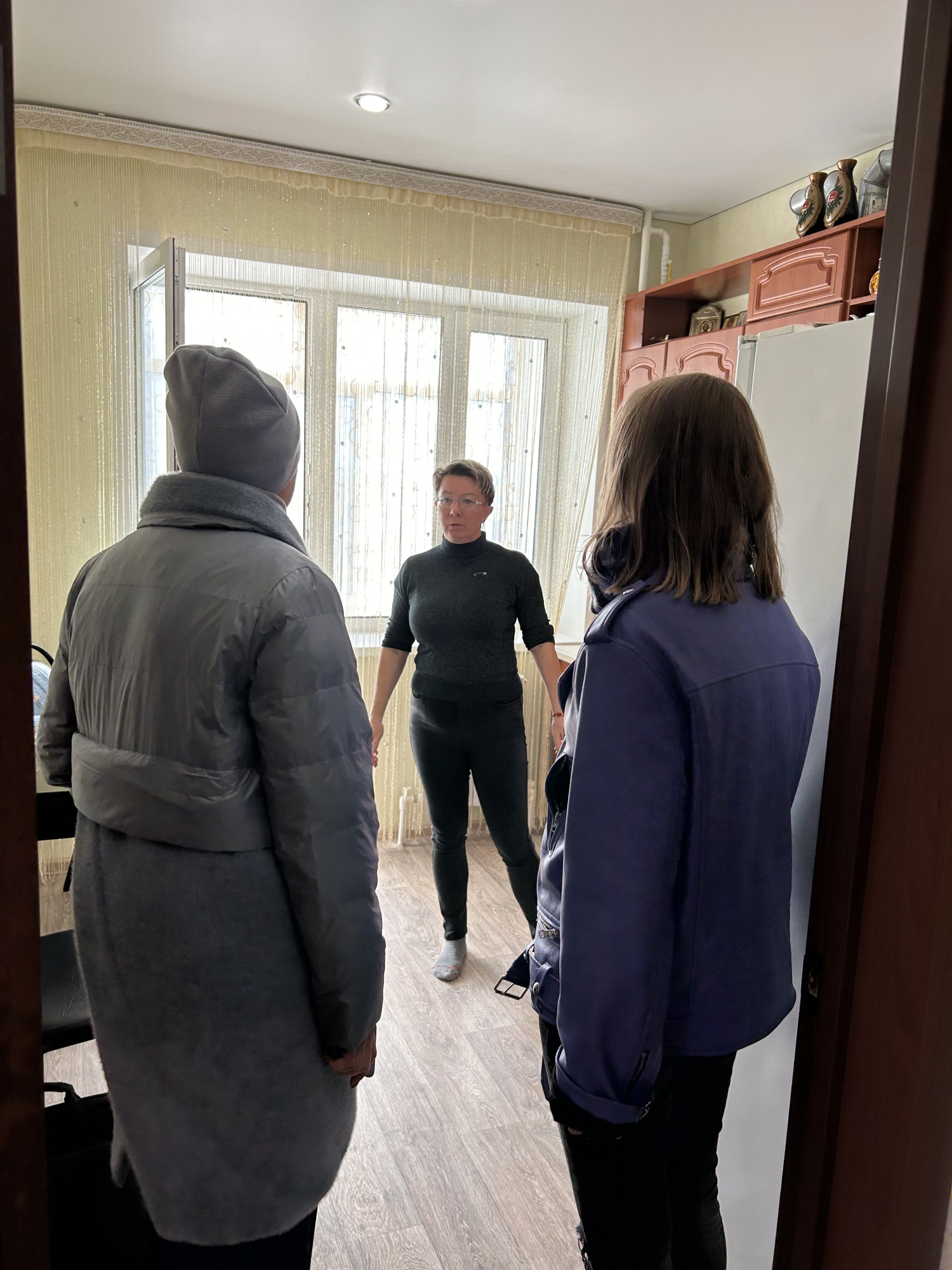 Проведен комиссионный осмотр благоустроенного жилого помещения  (квартиры )