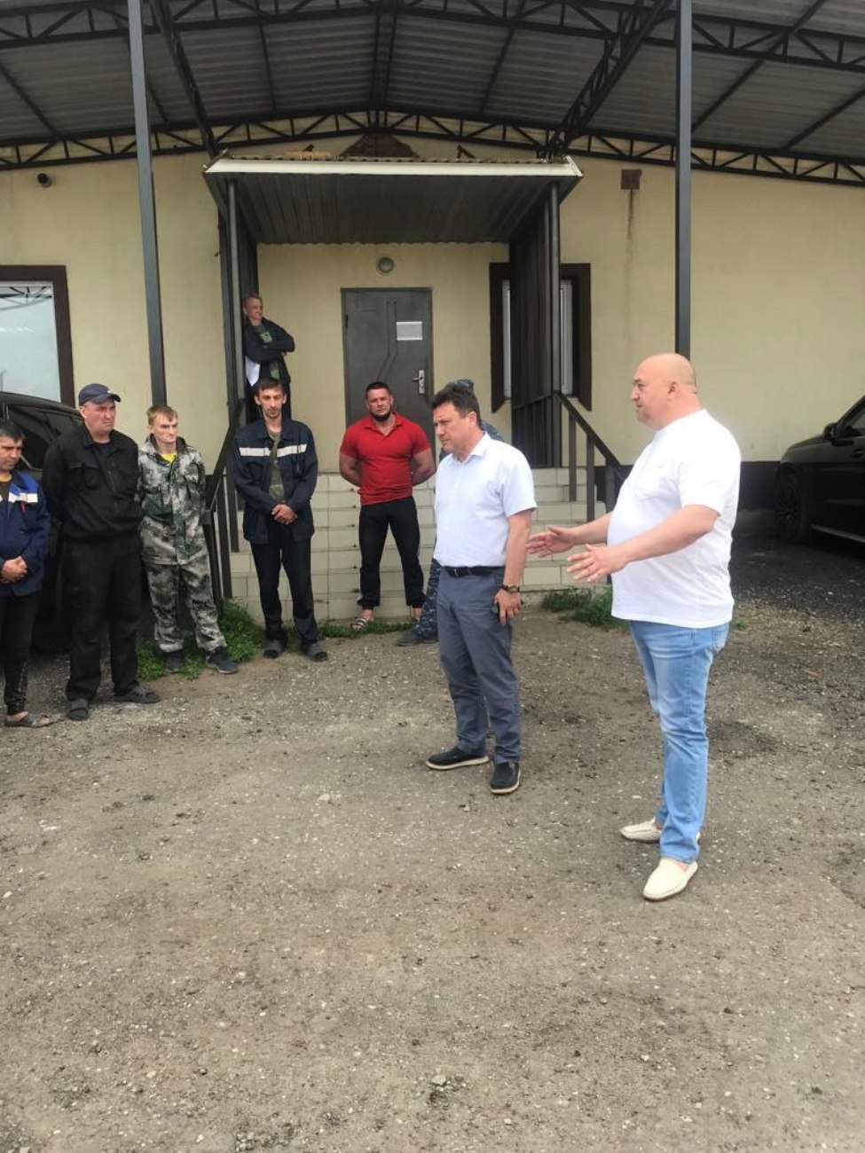 Александр Воронков принял участие во встрече с трудовым коллективом ООО «Леском»