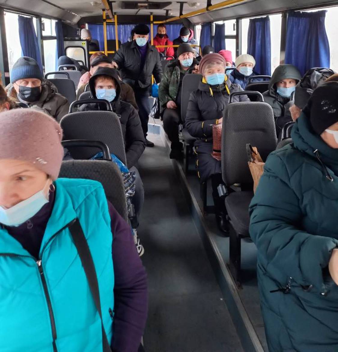 В населенном пункте с. Бессоновка проведен очередной рейд в пассажирском транспорте   по соблюдению «масочного режима»