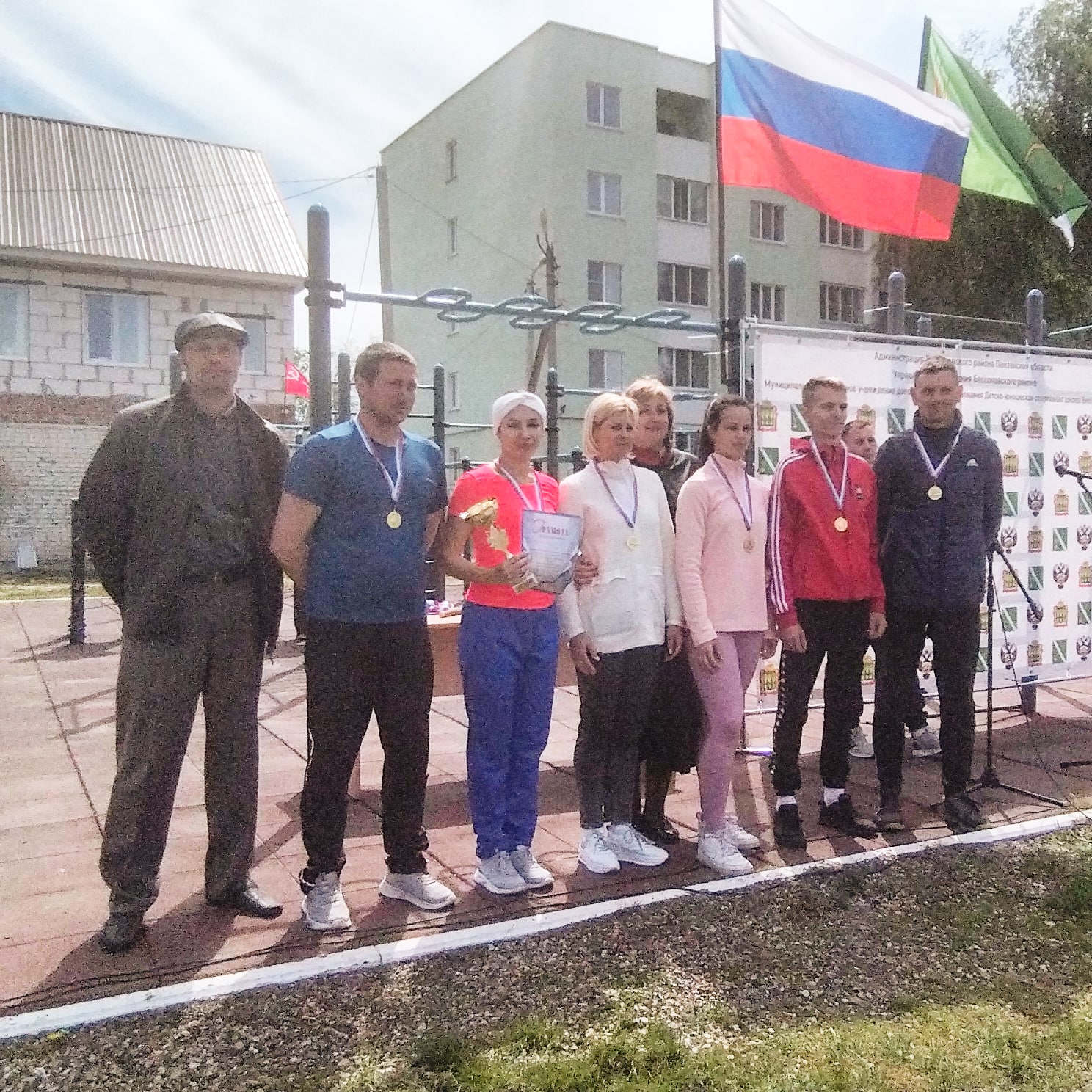 Забег работников бюджетных учреждений Бессоновского района
