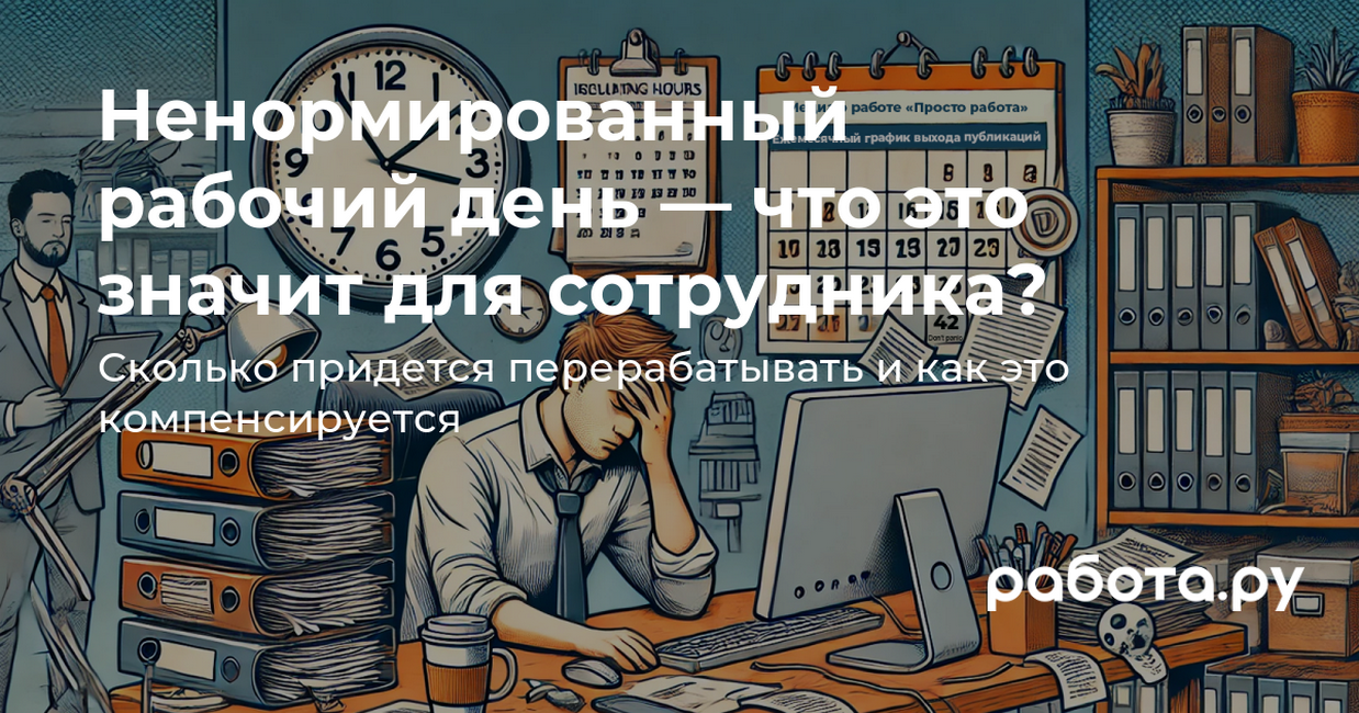 Правда и мифы о ненормированном рабочем дне