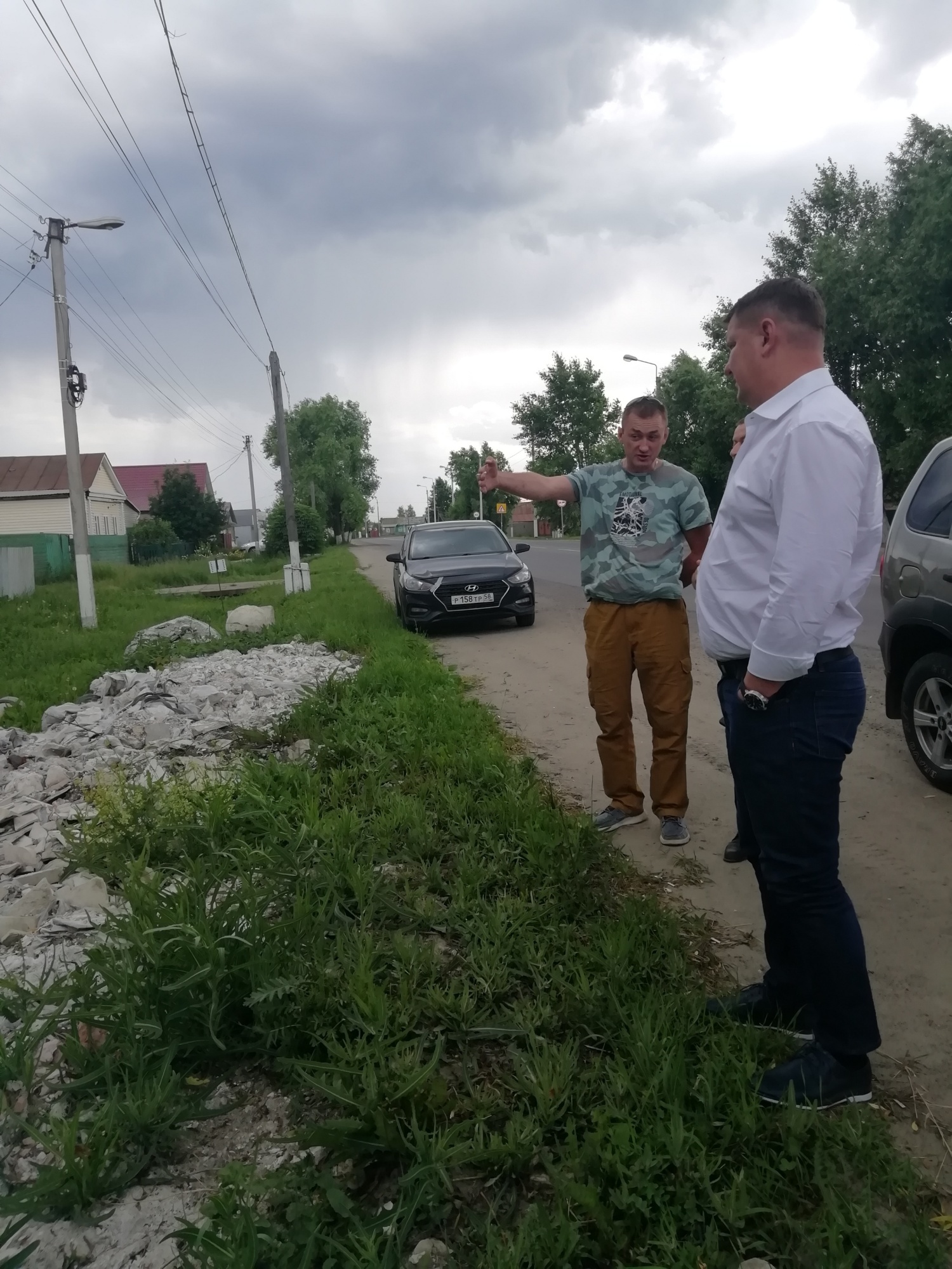 остановили работы по обустройству несанкционированного съезда