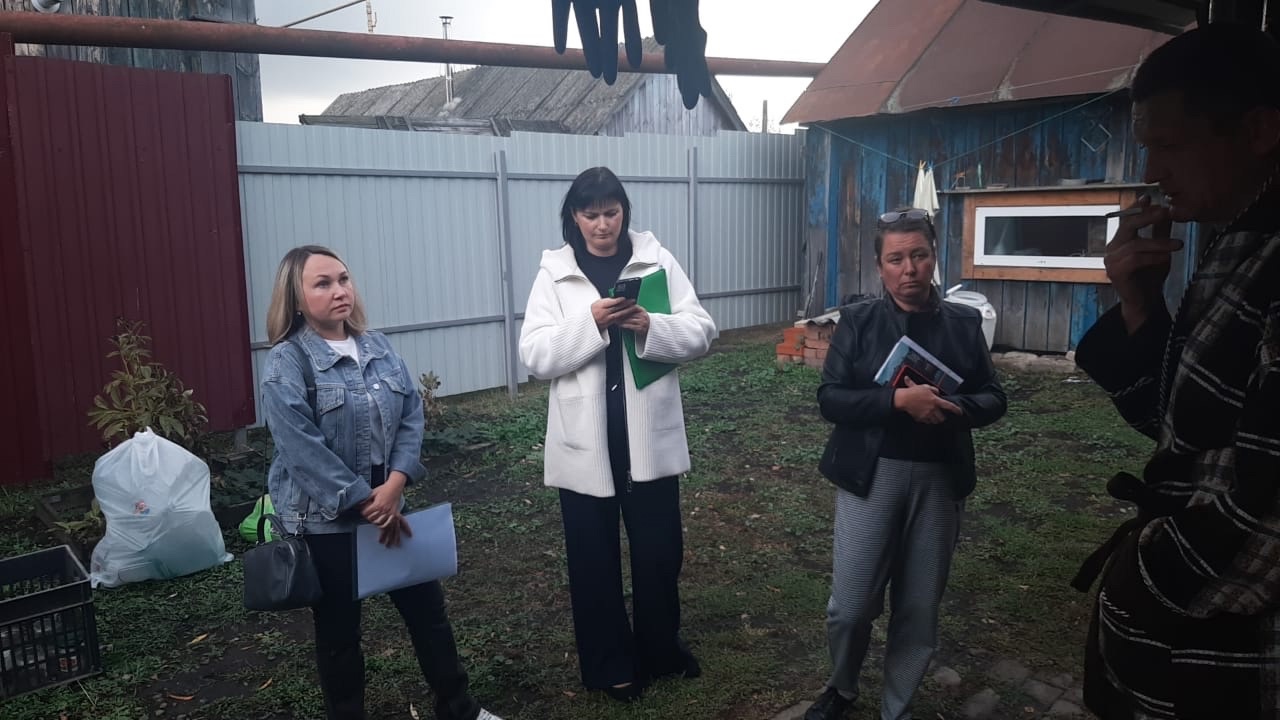 Внеплановый  выезд в семьи, находящиеся в трудной жизненной ситуации
