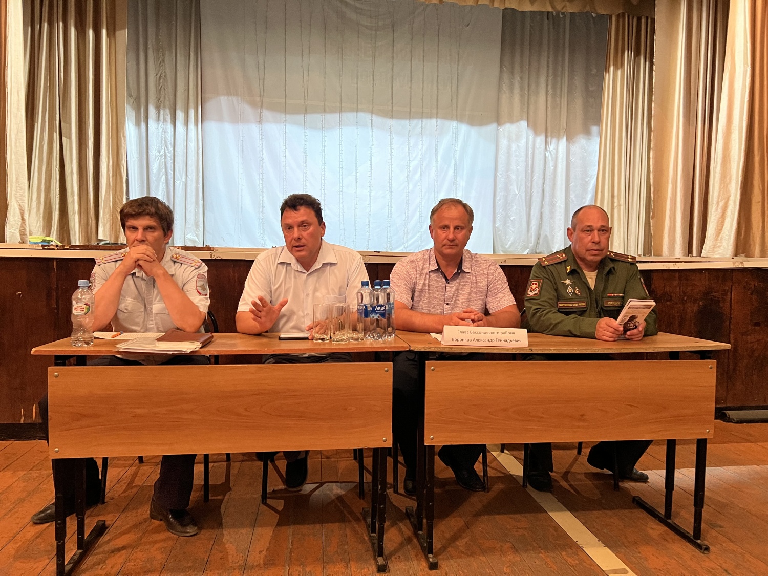 Встреча с населением в с. Грабово