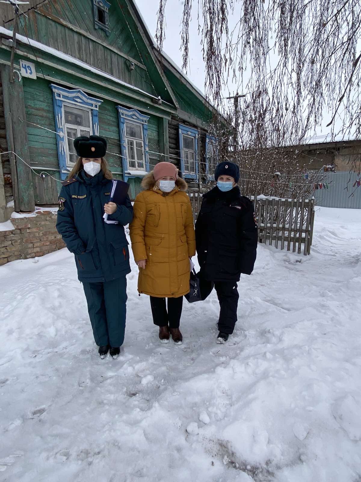 Межведомственный рейд в с. Чемодановка, с. Сосновка