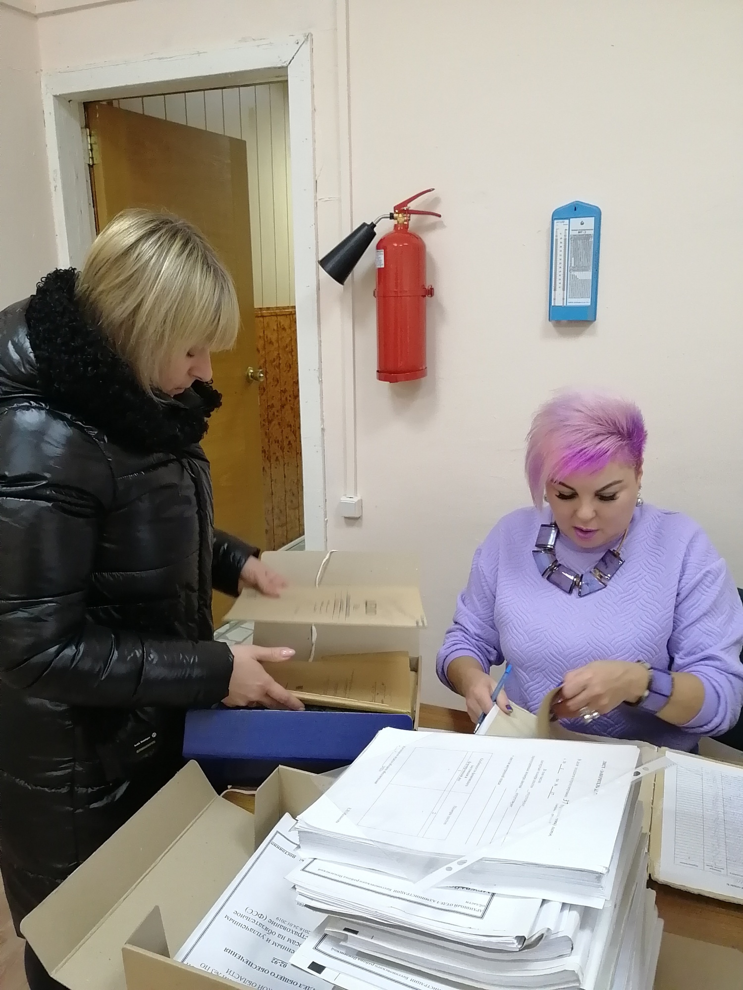 Прием документов от организаций - источников комплектования  архивного отдела администрации Бессоновского района Пензенской области  в связи с реорганизацией