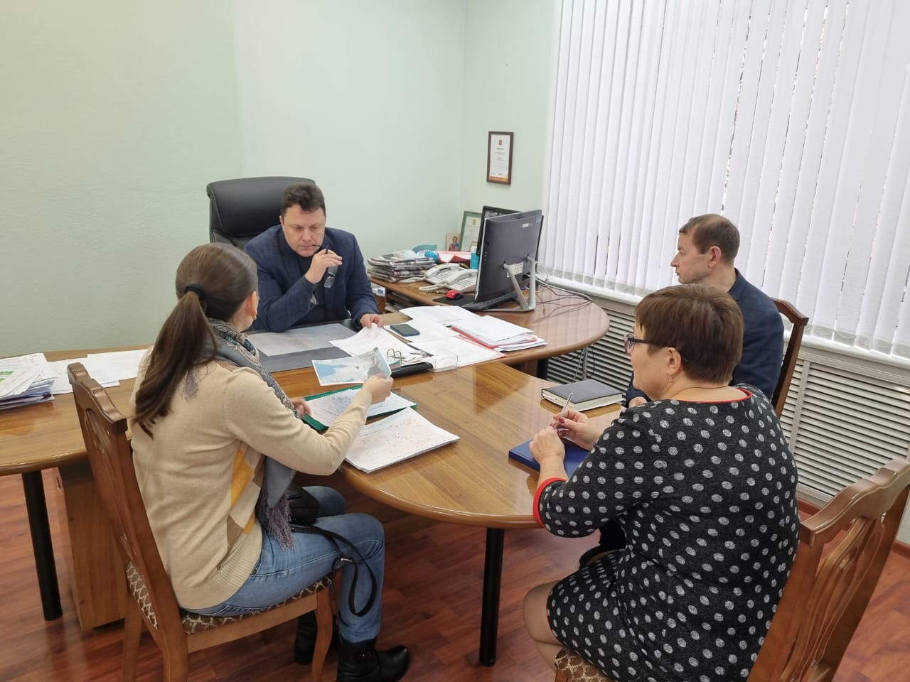 Глава Бессоновского района Александр Воронков  провёл личный приём граждан