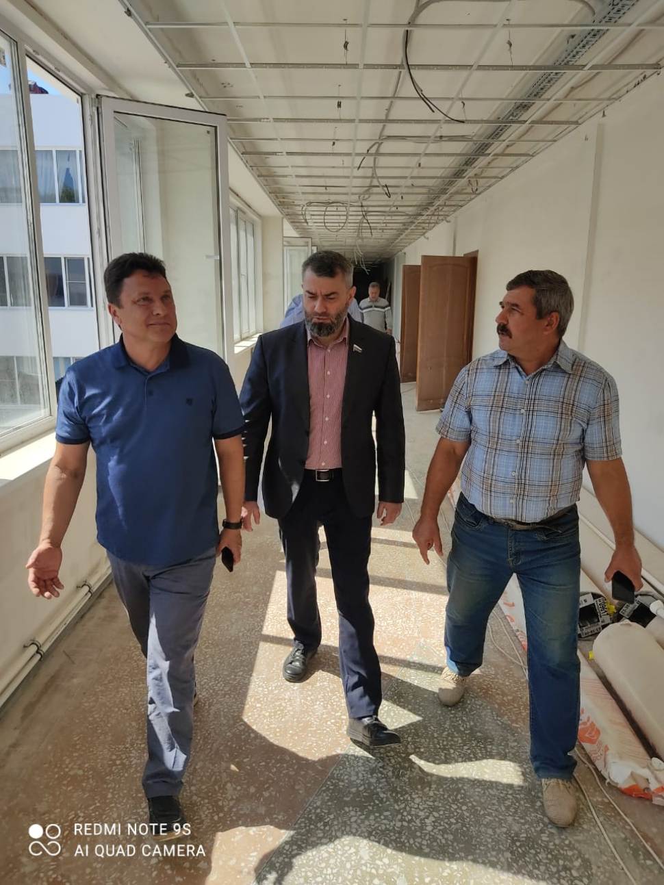 Проверили ход ремонтных работ МБОУ СОШ с. Бессоновка