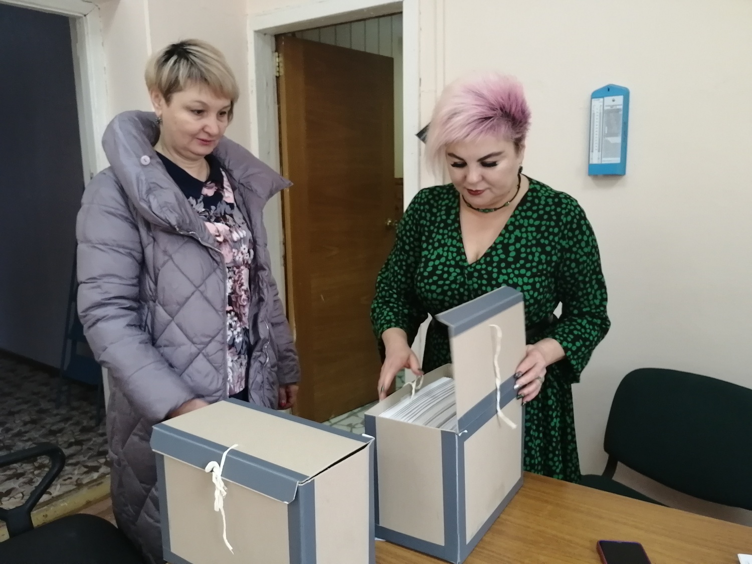 Прием документов от организаций - источников комплектования  архивного отдела администрации Бессоновского района Пензенской области.
