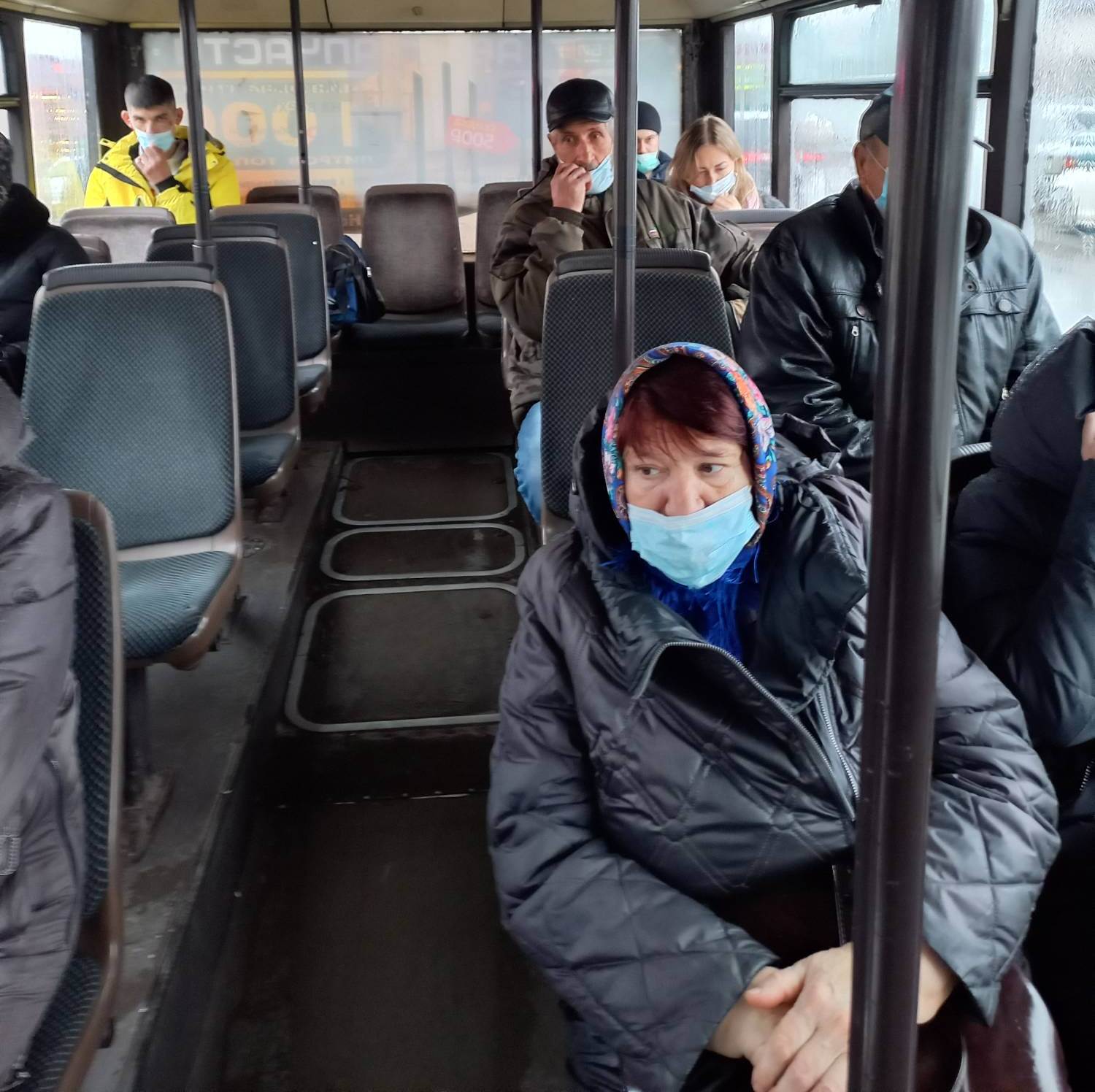 В населенном пункте с. Бессоновка  проведен очередной рейд в пассажирском транспорте   по соблюдению «масочного режима»