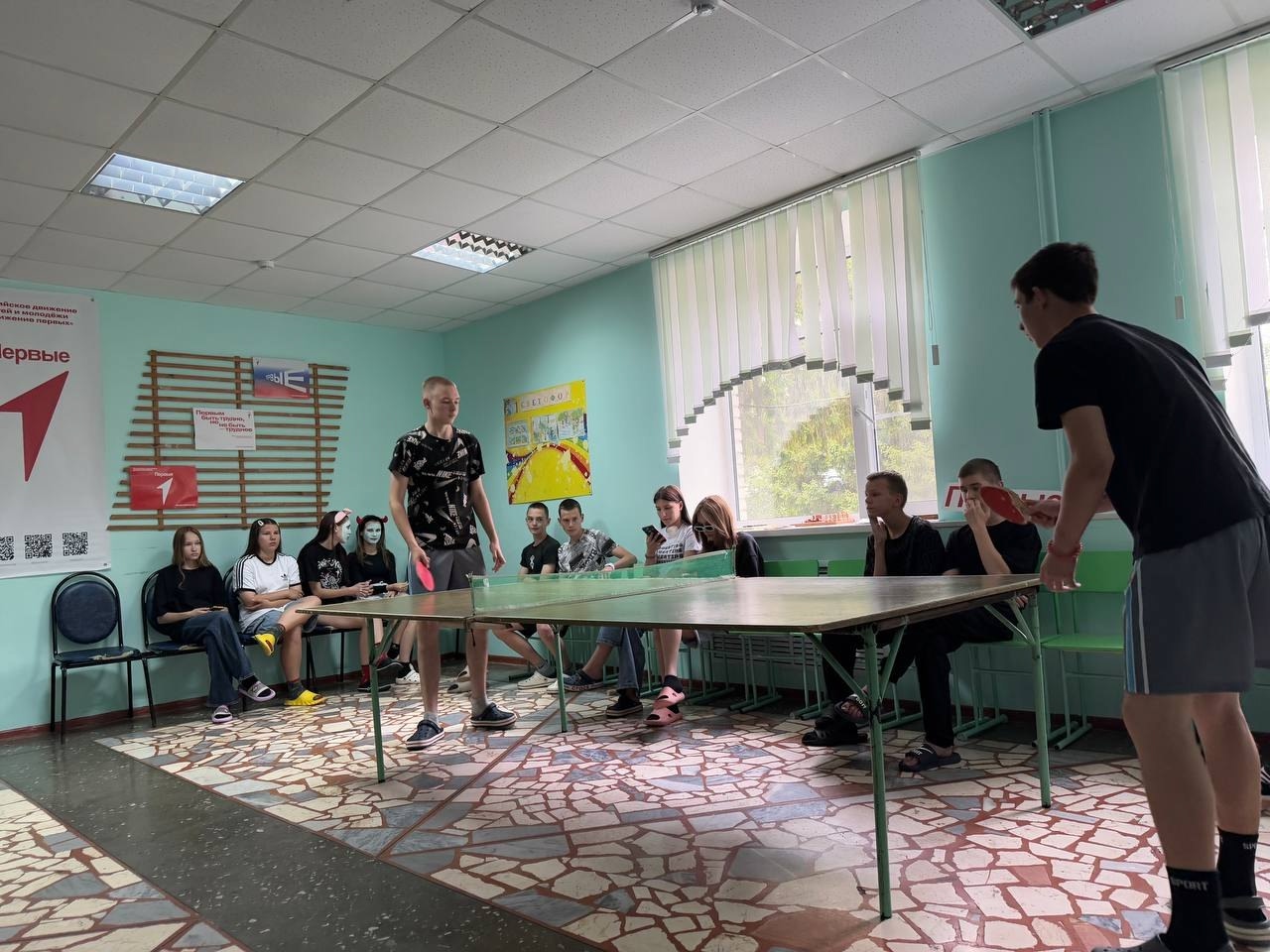 Турнир по настольному теннису. 