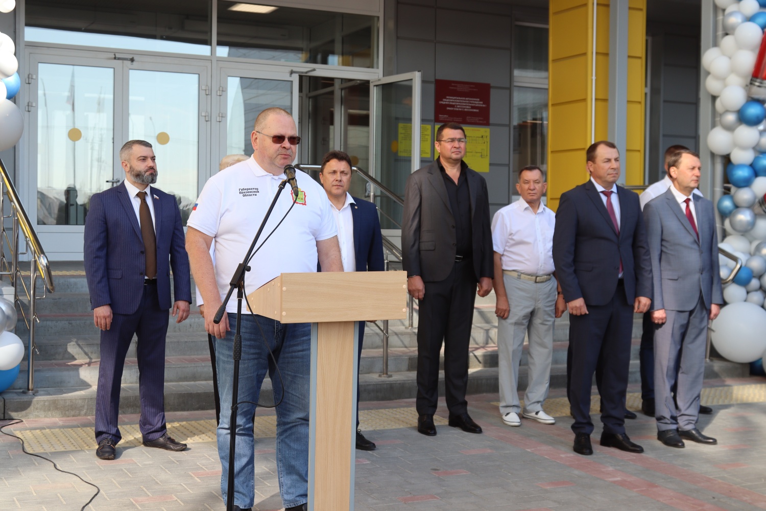 В Бессоновке открылась новая школа МАОУ СОШ №1 с. Бессоновка.