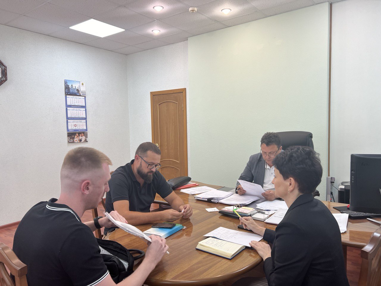 Глава Бессоновского района А.Г. Воронков провел личный прием граждан