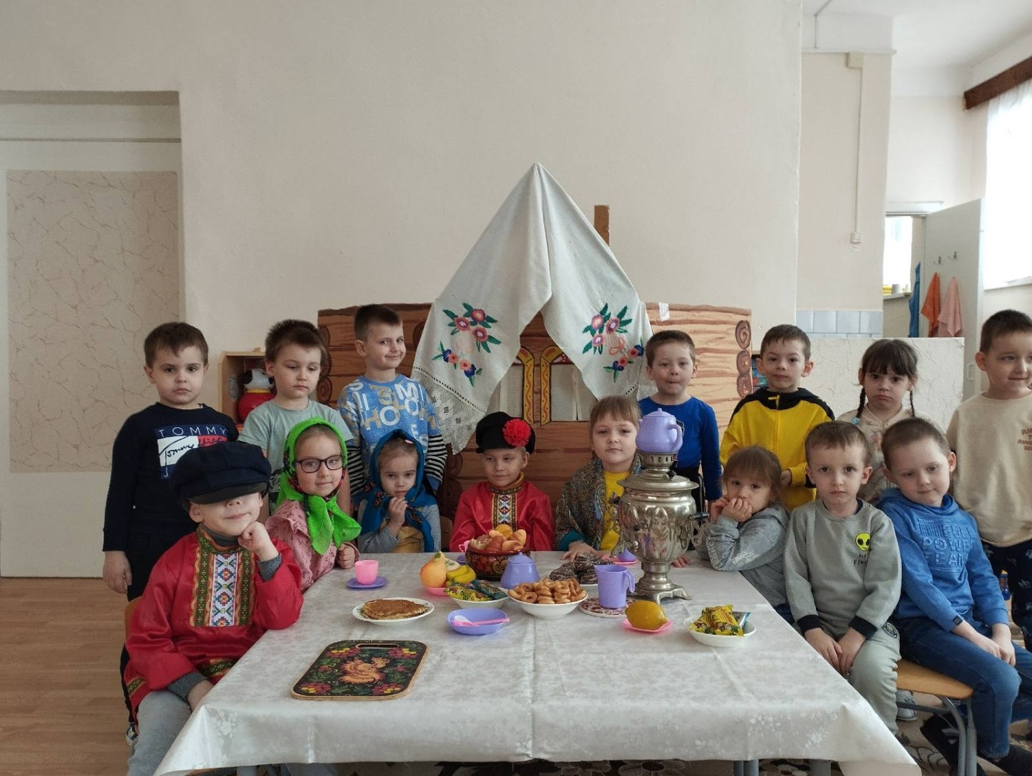 "Широкая Масленица" в детском саду села Кижеватово.