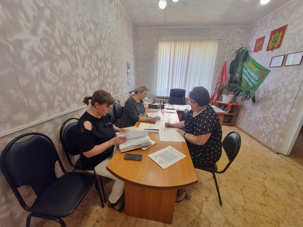 Состоялся выезд в администрацию Кижеватовского сельсовета с целью изучения состояния организации и результатов работы по вопросам противодействия коррупции 