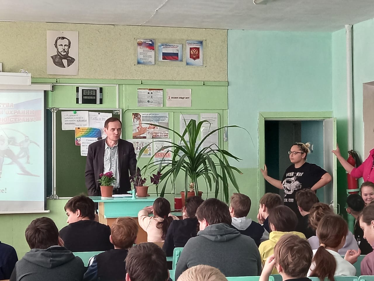 Урок ГТО в Бессоновском районе 