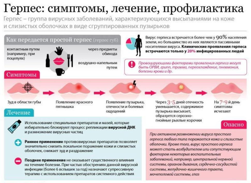 Простой герпес Простой герпес