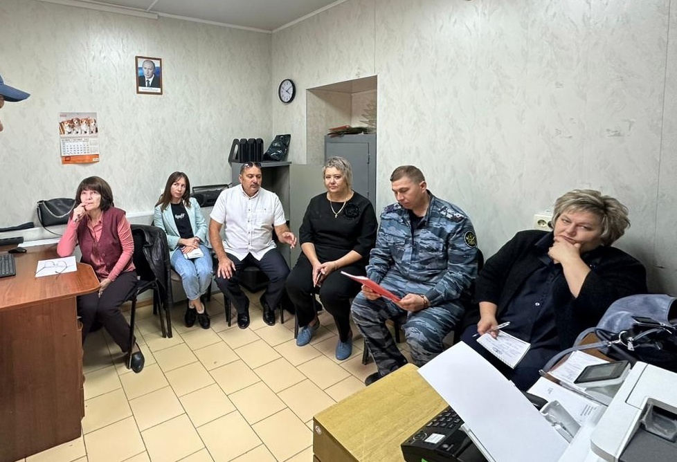 Заседание Совета общественности по профилактике правонарушений Бессоновского района