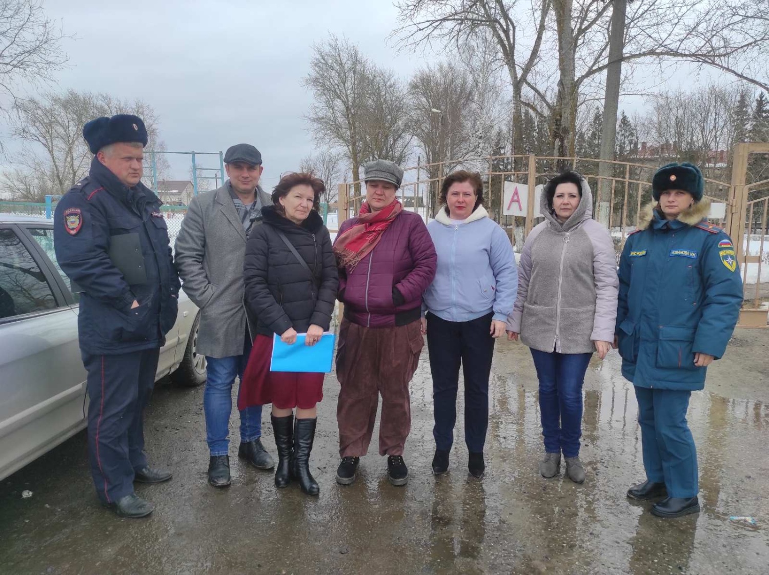 Межведомственный рейд в с. Кижеватово, с. Степановка.
