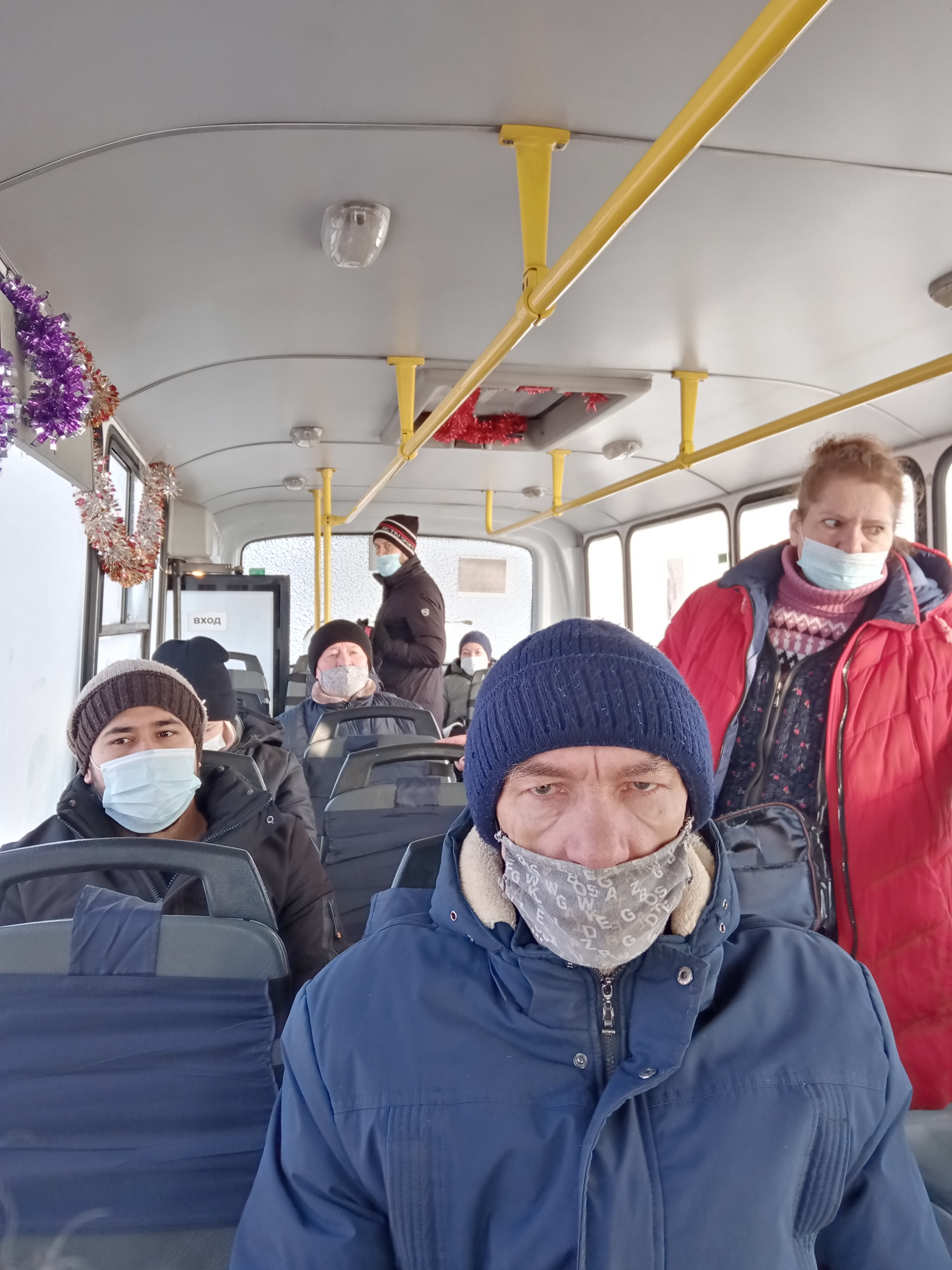 В  селе Бессоновка проведен очередной рейд в пассажирском транспорте по соблюдению «масочного режима»