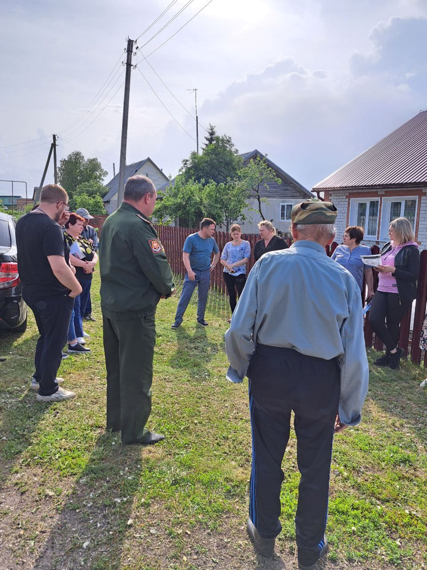 Встреча с жителями в селе Блохино