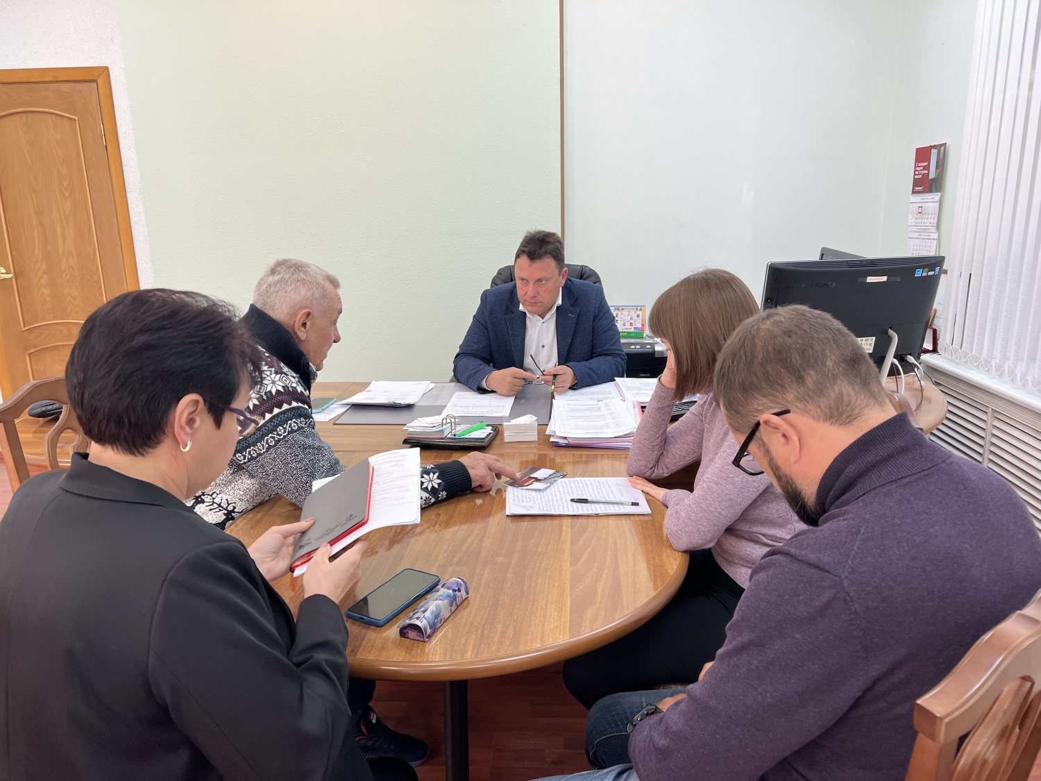 Глава Бессоновского района Александр Воронков  провёл приём граждан