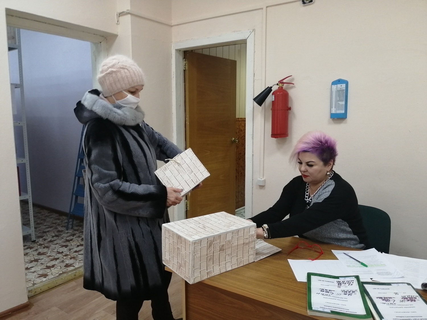 Прием документов от организаций - источников комплектования  архивного отдела администрации Бессоновского района Пензенской области.