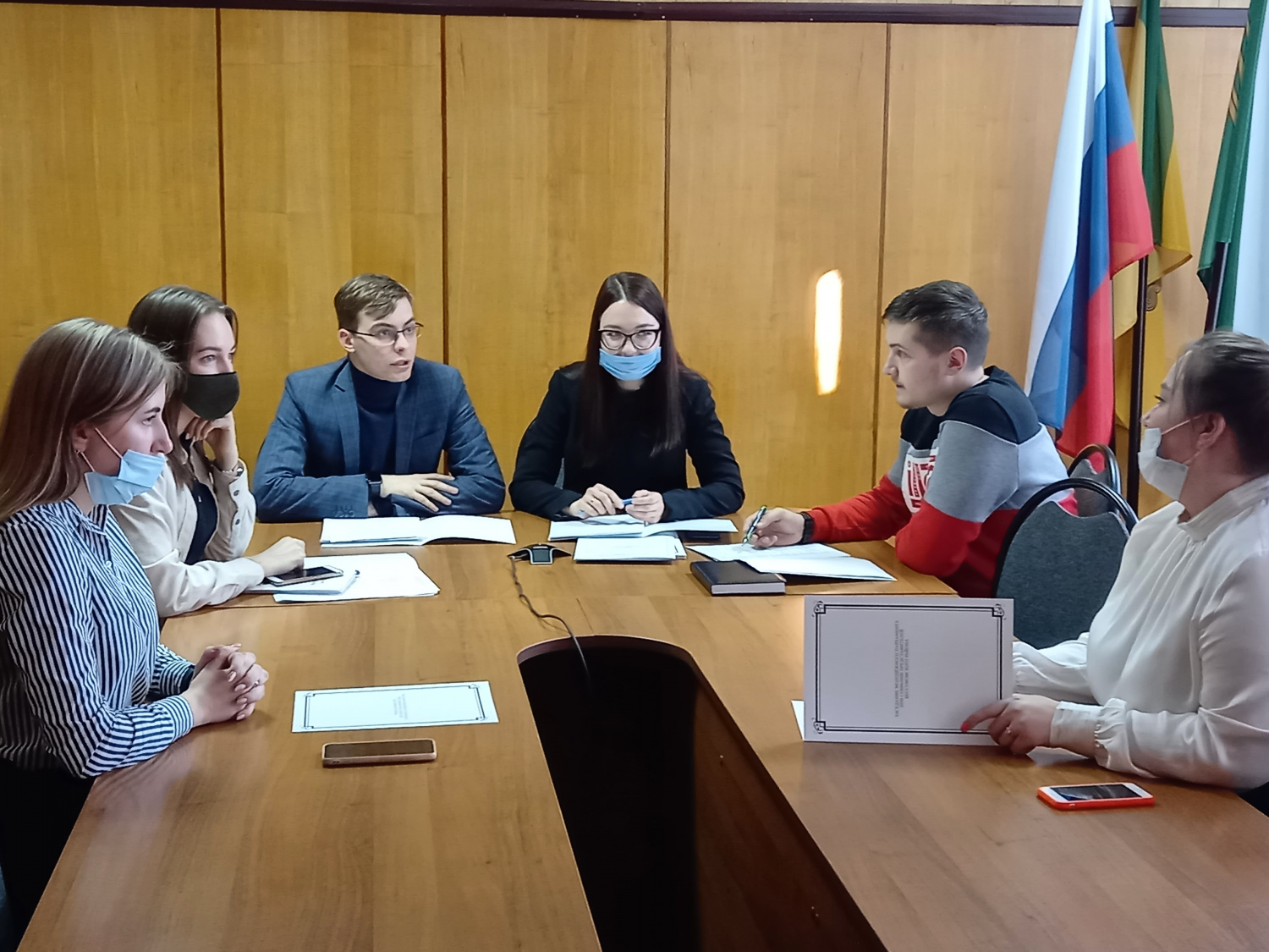 Встреча депутатов Молодежного парламента Бессоновского района с представителями Молодежного парламента Пензенской области