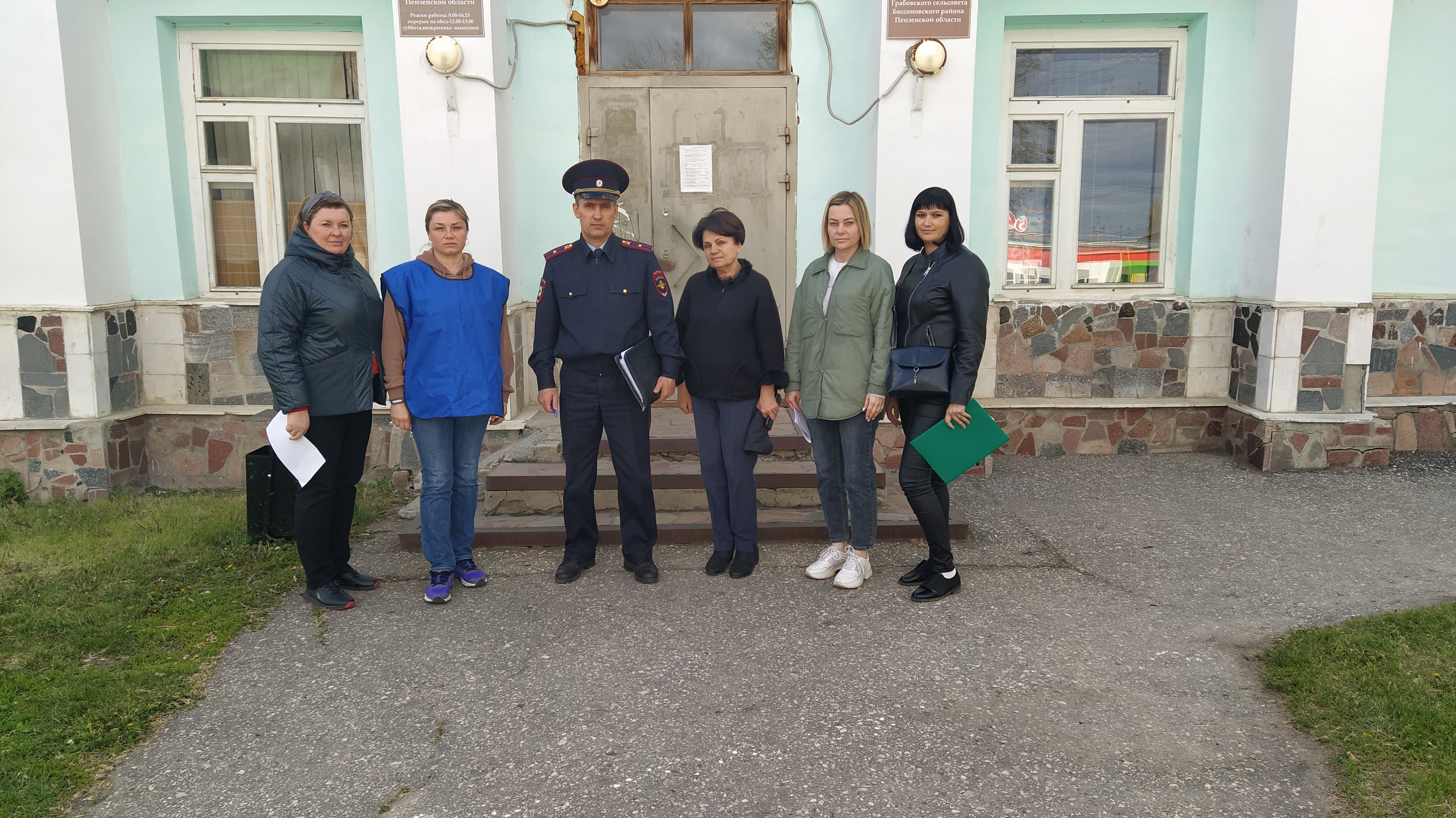 Межведомственный рейд в с.Грабово, с.Чертково