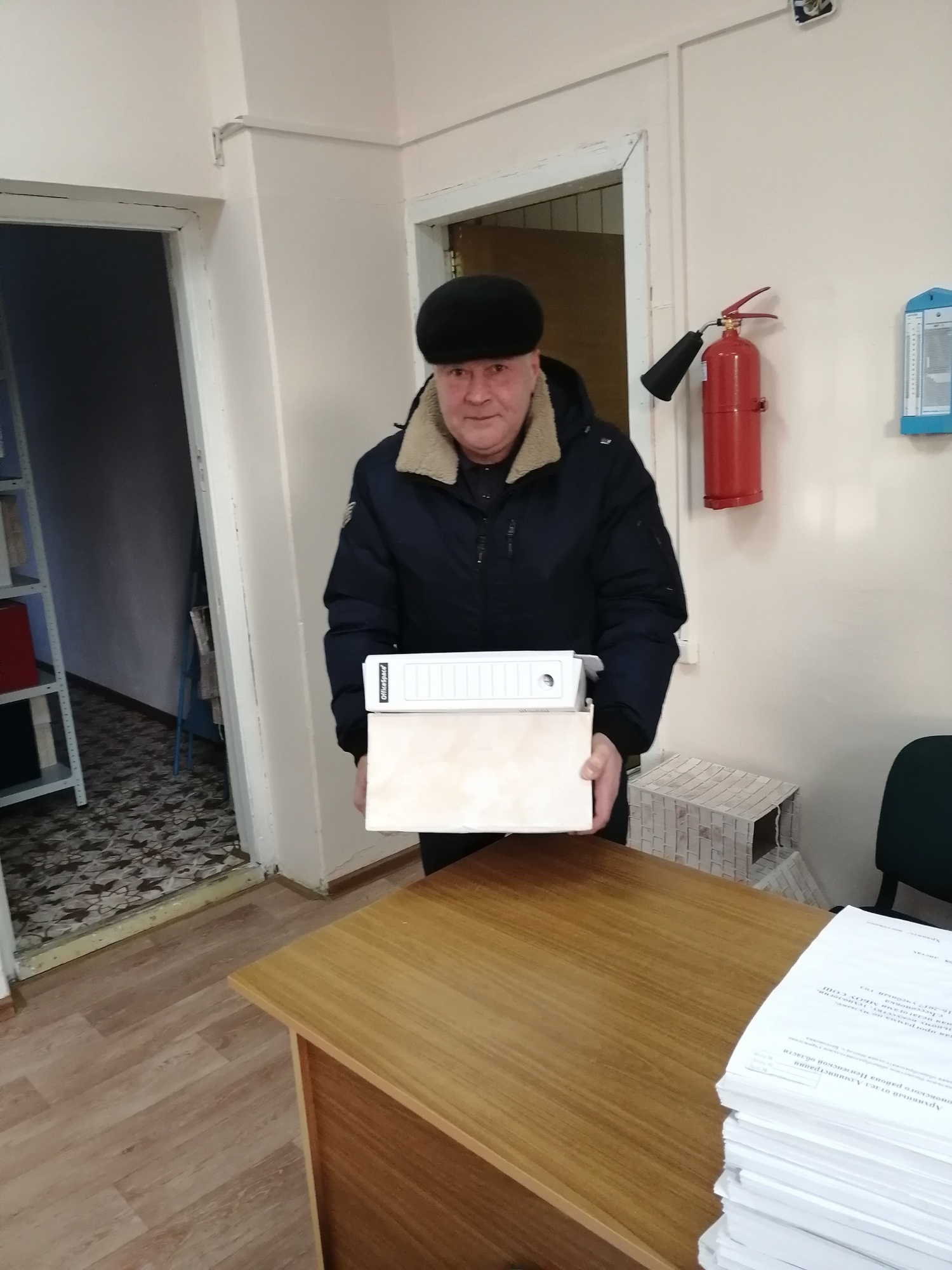 Прием документов от организаций - источников комплектования  архивного отдела администрации Бессоновского района Пензенской области.