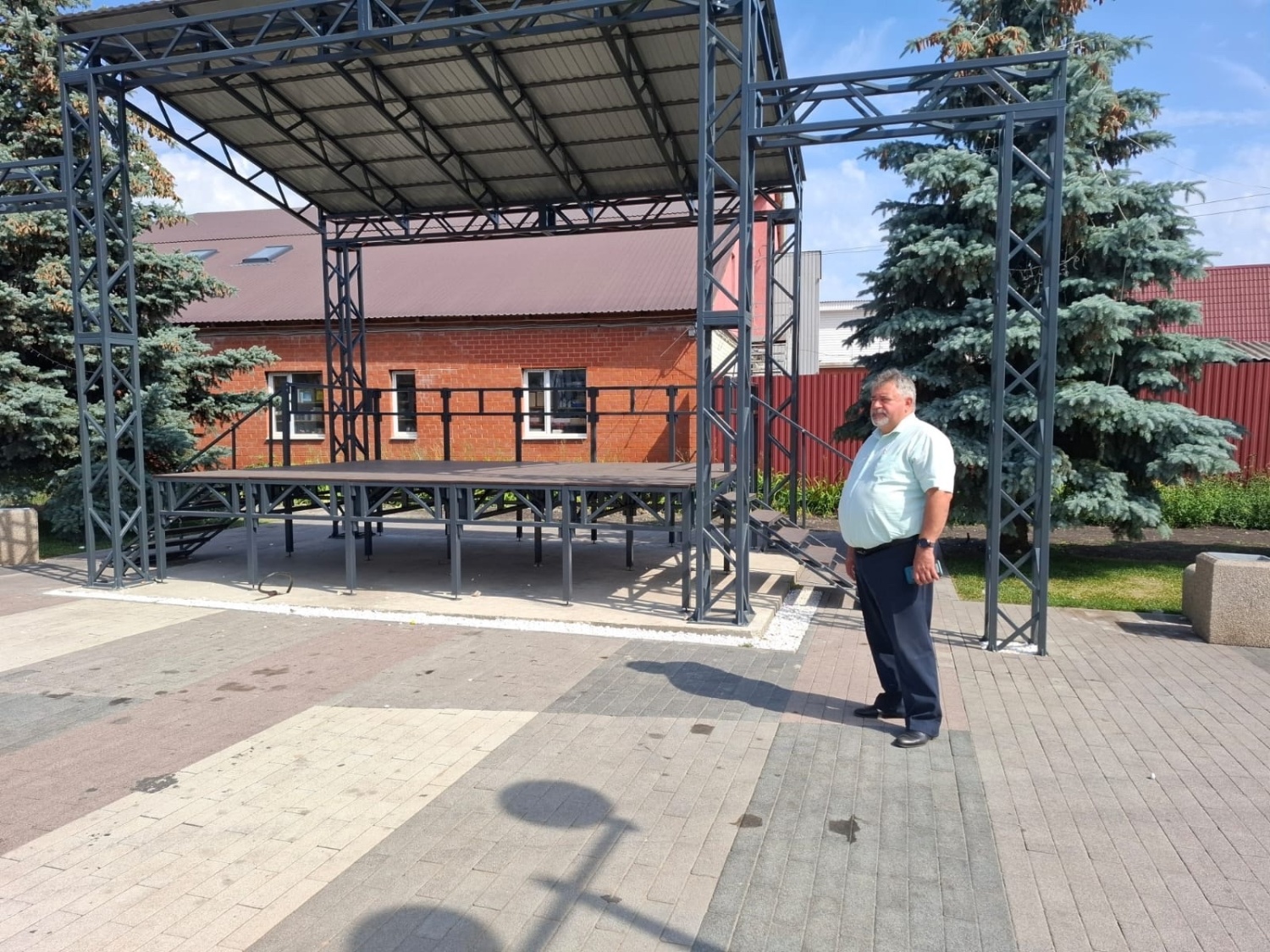 С рабочим визитом Бессоновский район посетил Министр региональной безопасности Пензенской области Василий Ложкин