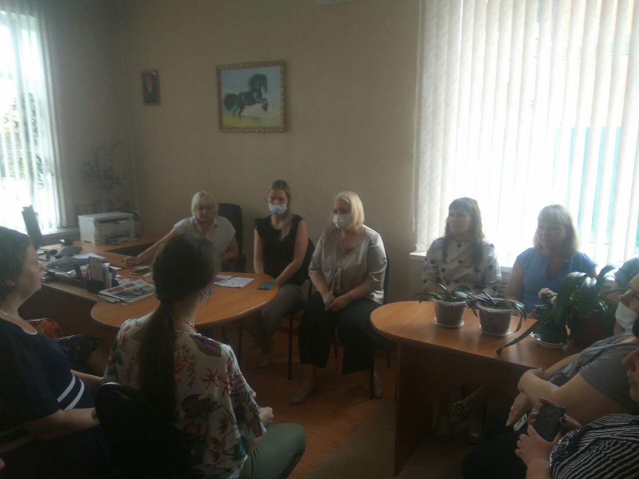 Встречи с трудовыми коллективами по вопросу вакцинации 