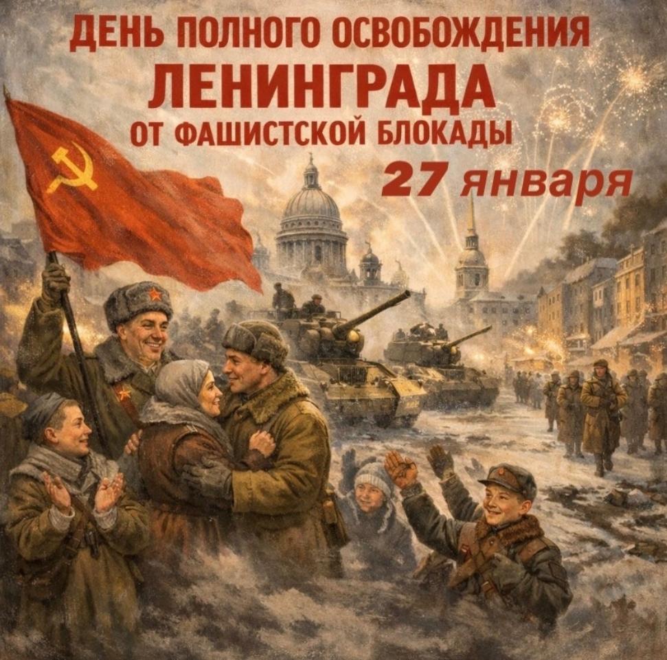 Поздравление главы Бессоновского района Натальи Шалдаевой с Днём полного освобождения Ленинграда от фашистской блокады!