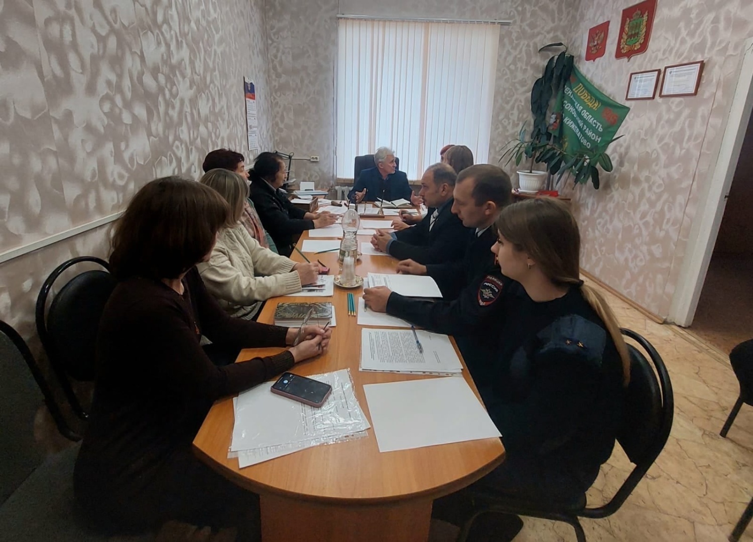 Заседание Совета общественности села Кижеватово