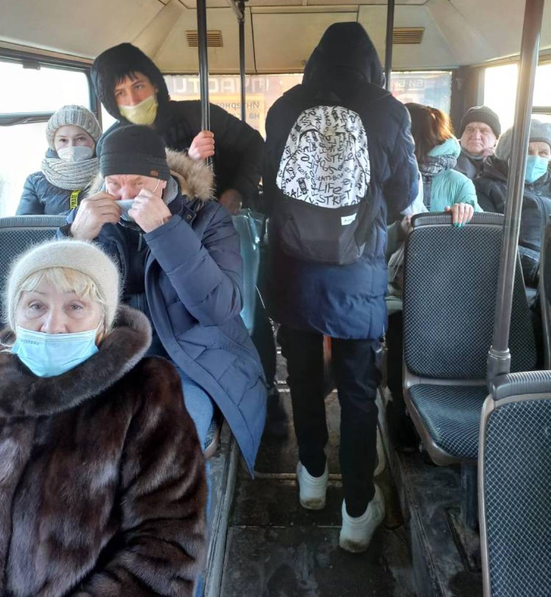 В населенном пункте Бессоновка проведен очередной рейд в пассажирском транспорте   по соблюдению «масочного режима». 