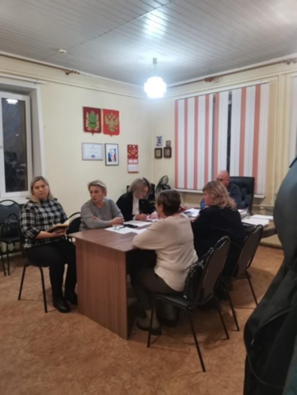 В администрации Чемодановского сельсовета прошло заседание Совета общественности по профилактике правонарушений